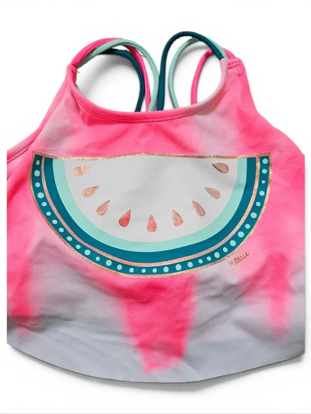 Justice Girls Watermelon Bikini Swimsuit Size 14